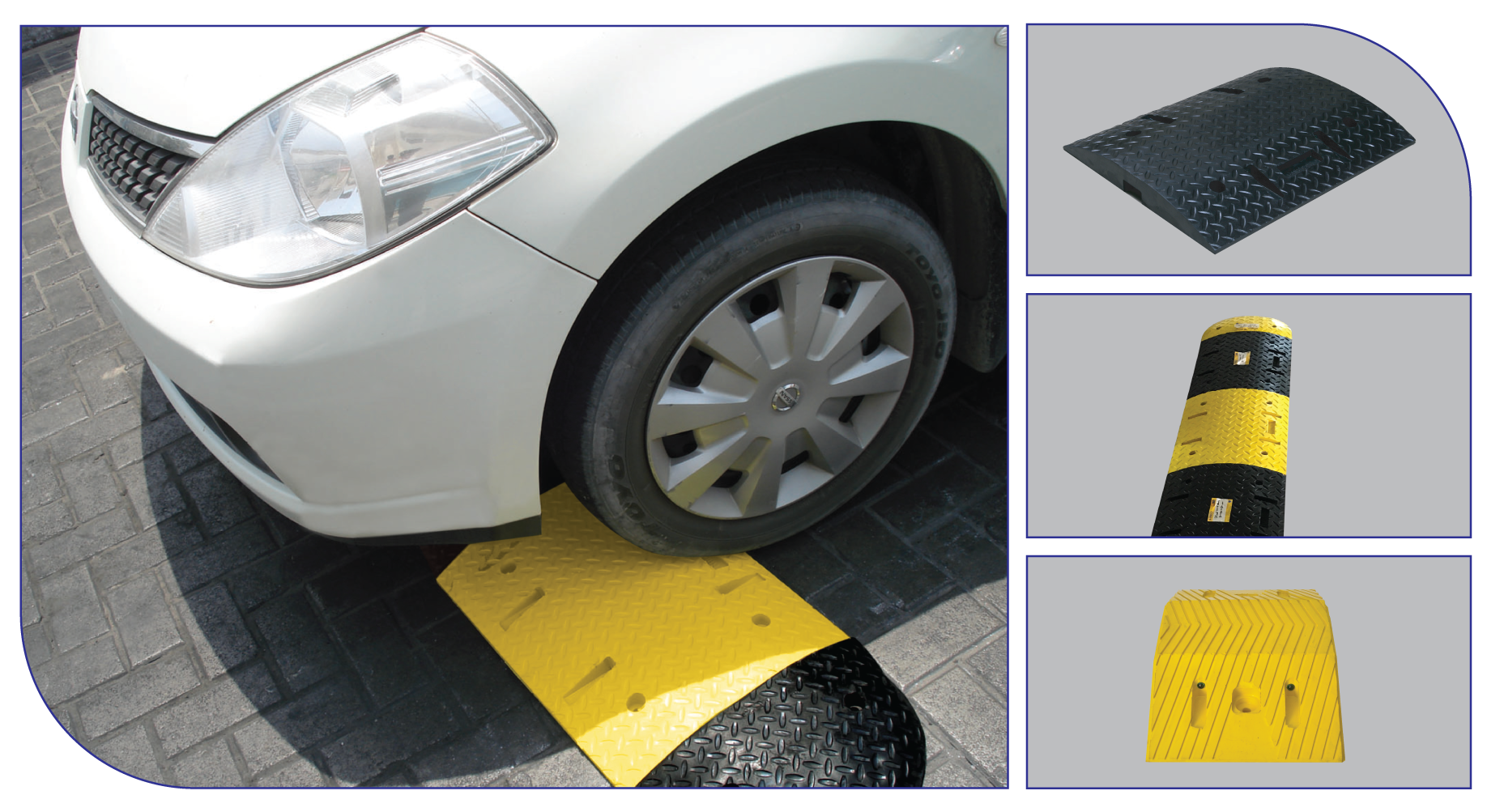 Rubtech Rubber Speed Humps